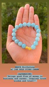 24K Gold March Birthstone - E&J Bags NZ