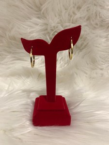 Products: 18K SAUDI GOLD HOOP EARRINGS - E&J Bags NZ