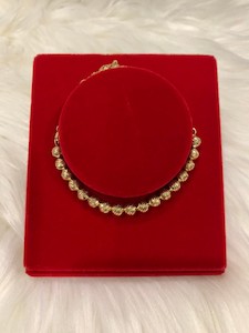 Products: 18K Gold Ball Bracelet - E&J Bags NZ