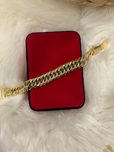 Products: 18K SAUDI GOLD MENS BRACELET - E&J Bags NZ