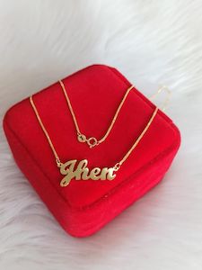 18K Personalized Name Necklace - E&J Bags NZ