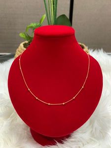 18K SAUDI GOLD NECKLACE (17inches) - E&J Bags NZ
