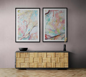 Print Sets: Sandstone & Pink Landing Pair Art Print