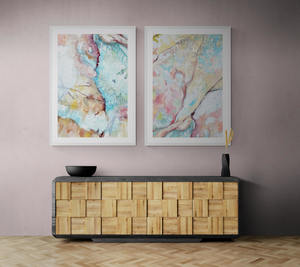Sandstone & In The Blue Pair Art Print