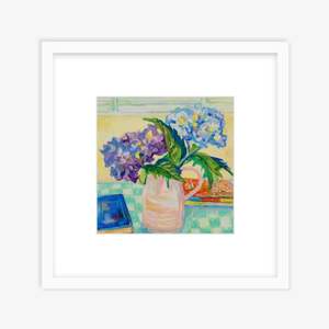 Hydrangeas in vase (sold out)