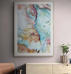 In The Blue Abstract Art Print