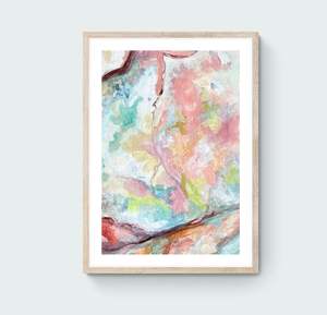 Pink Landing Art Print