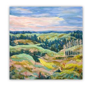 Tauranga Art Show: Sunset on the Valley