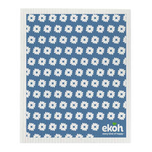 Eco Cleaning Cloths - Swedish Sponge Cloth Original Artist Daisy Blueberry- Comp&hellip;