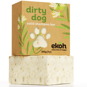 Pet Shampoo: Natural Dog Shampoo Bar - Neem & Tea Tree | Eco-Friendly Pet Soap 200g