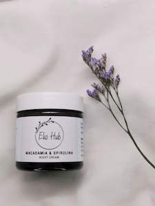 Face Care: Eko Hub - Macadamia & Spirulina Night Cream (Normal / Dry)