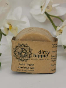 Skin Body: Dirty Hippie- Beer, Clay & Pine Shaving Soap, Manly As!