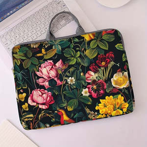 Glitzy Floral Laptop bag