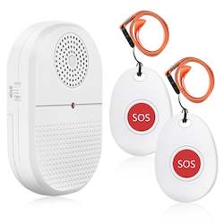 Caregiver Pagers Alerts: Wireless Caregiver Pager x 2 Call button Pendants