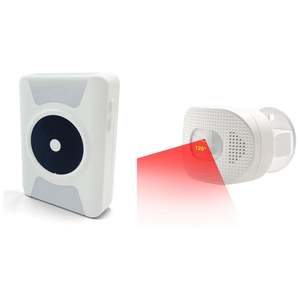Caregiver Pagers Alerts: Portable Vibrating/Flashing/Sound Pager with Wireless Motion Sensor