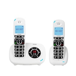 Easy To Use Phones: CARE820 DECT Cordless Amplified Phone Pack with Answering Machine + Additional Handset