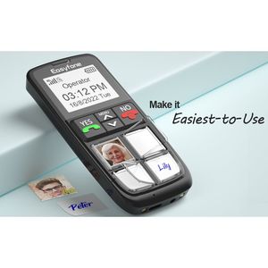 Mobile Phones: 4G Picture Button Cell Phone for Seniors with SOS Button