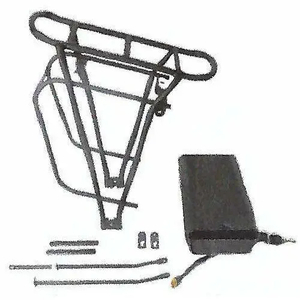 Battery Carrier Cage N Type - EcoQuip Electric Bikes New Zealand