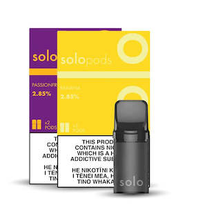 Pre-Filled Pods: Solo Pods Prefilled pods 2.85% Nicotine