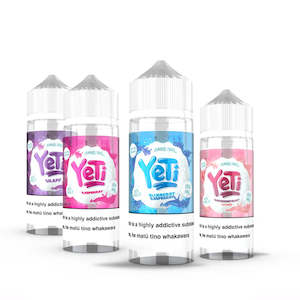 E Liquid: YETI E-liquid - 100ml Chilled Range