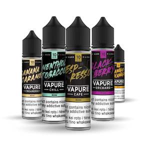 E Liquid: VAPURE 60ml E-Liquids - Nicotine E-Liquids for Pod Vaping
