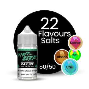Nicotine Salts E Liquids: Vapure Salts 30ml E-liquid