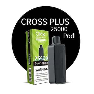 All: OKK Cross PLUS Pods - 25,000 puffs