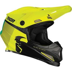 Safety Gear: THOR Sector Racer S21 Adult MX Helmet