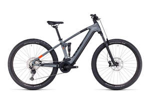 Cube Ebikes: Cube Stereo Hybrid 120 Pro 625 Flashgrey'n'orange Kings Birthday