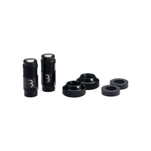 All: BBB VALVE CAPS CORECAP 2pcs - BLACK