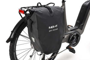 PACK IT 25 L WATERPROOF PANNIER BLACK RED ORANGE