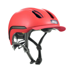 Nutcase VIO Maritime MIPS LED Helmet – Reef (matte coral/orange) – L/XL