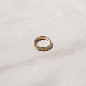 Wooden Branch Gold Ring