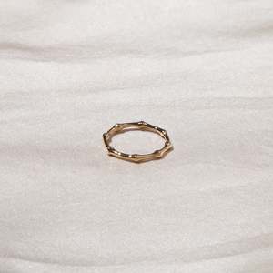 Sacred Bamboo Gold Ring