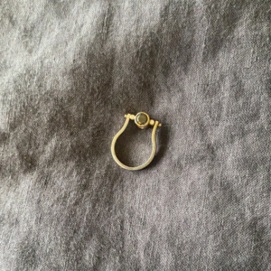 Luna Goddess Black Diamond Platinum & Gold Ring