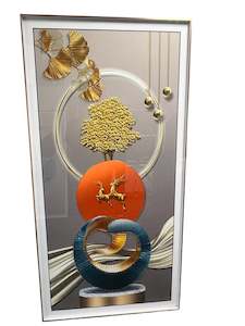 Frontpage: Geometric Tapestry of Nature's Majesty Big Wall Art