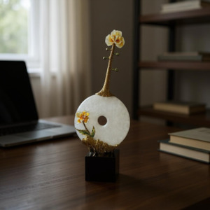 Small White Marble Jade Decoration