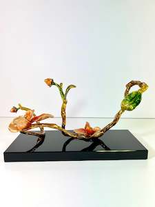 Floral Embrace Wine Bottle Holder