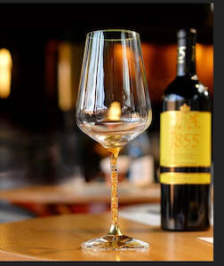 24K Majesty Red Wine Glasses