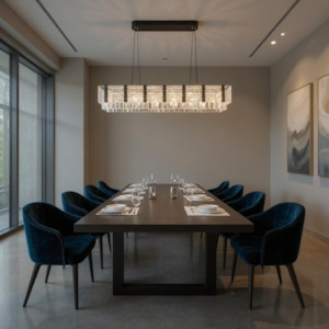 Crystal Cascading Chandelier