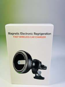 AuraCool Round Wireless Charging Fan Mount