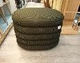 Oval Storage Stool Green
