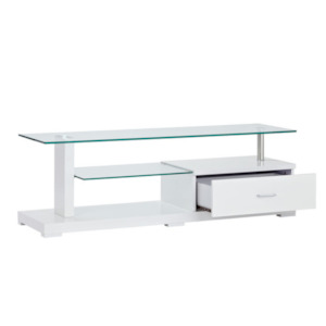 Clare TV Unit- White
