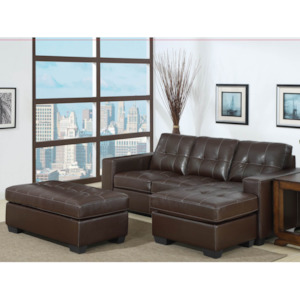 Lounge Suites: Jessie Corner Chaise with Ottoman