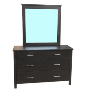 Living Room: Tina Dresser and Mirror