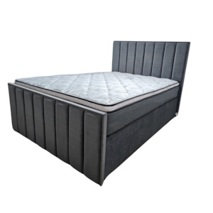 California King Bed Base: Brooklyn Bedframe with Footboard - California King