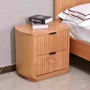 Bedside Tables: Vela Panel Bedside Table