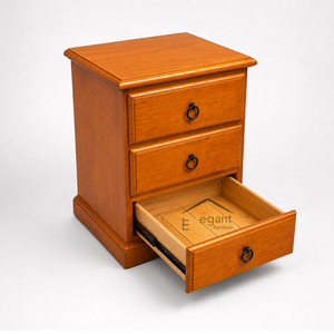 Classic Bedside Table-3Drawers