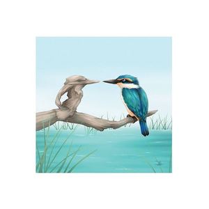 Products: Tile 3D king fisher 15x15cm