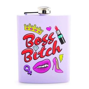Boss bitch hip flask